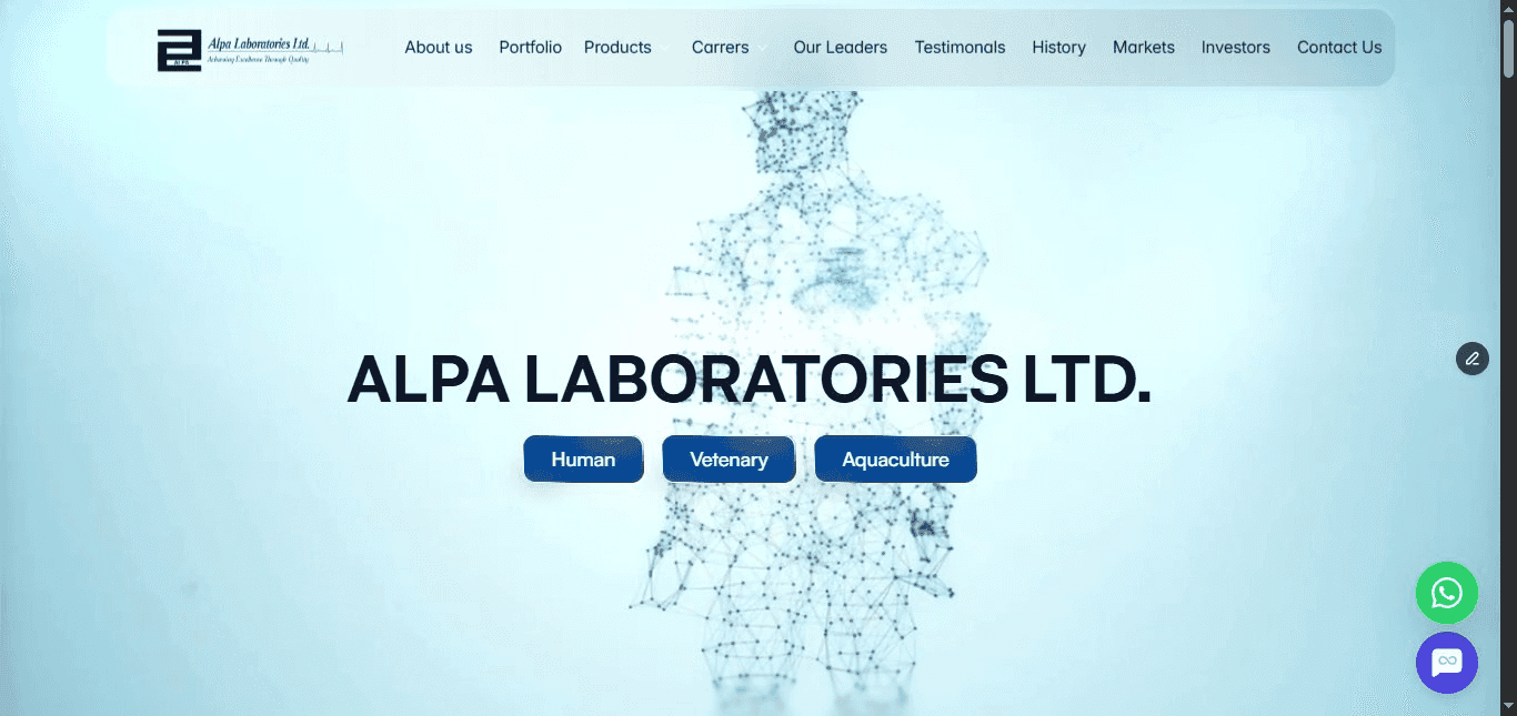 Alpa Laboratories Limited cover