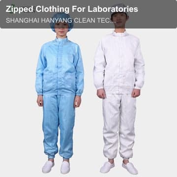 Zipped Clothing For Laboratories
