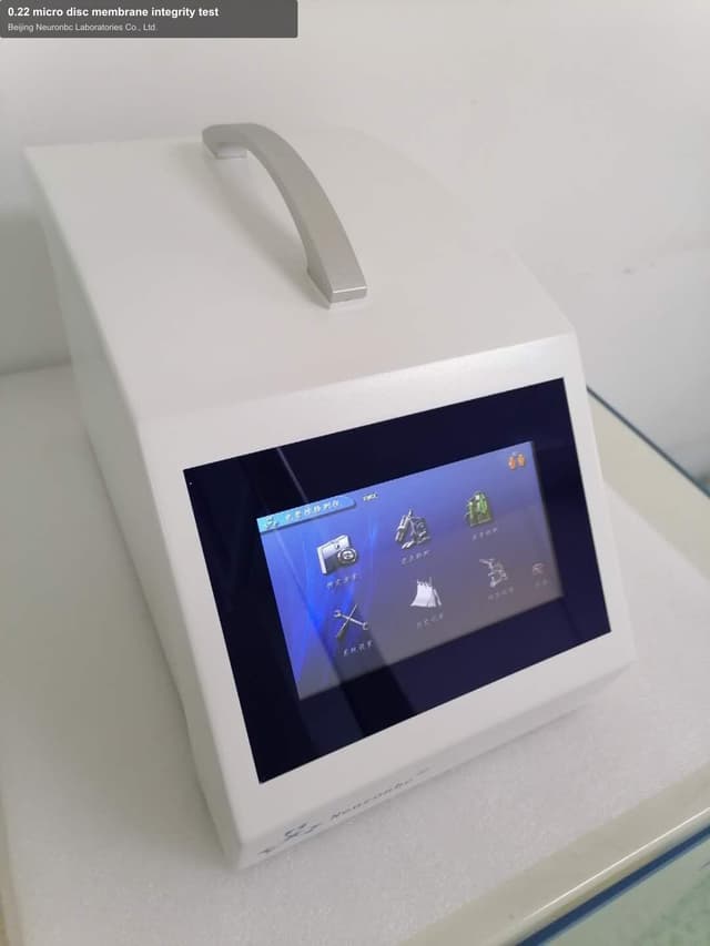 0.22 micro disc membrane integrity test