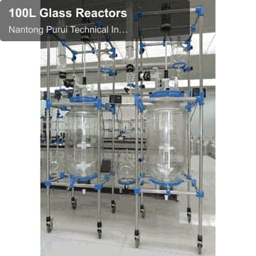 100L Glass Reactors