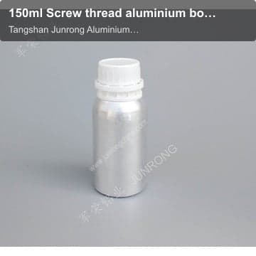 150ml Screw thread aluminium bottle
