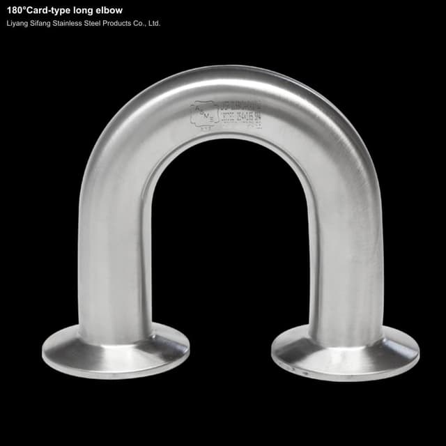 180°Card-type long elbow