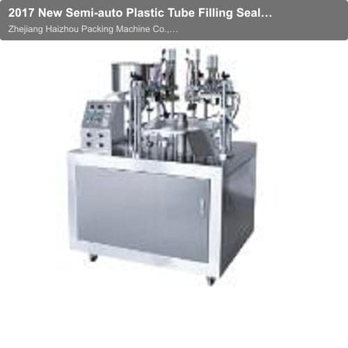 2017 New Semi-auto Plastic Tube Filling Sealing Machine