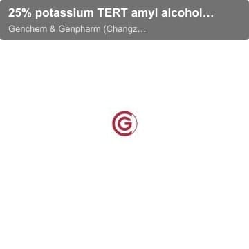 25% potassium TERT amyl alcohol 75% toluene&nbsp;or&nbsp;tetrahydrofuran solution