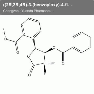 ((2R,3R,4R)-3-(benzoyloxy)-4-fluoro-4-Methyl-5-oxotetrahydrofuran-2-yl)Methyl benzoate