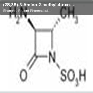 (2S,3S)-3-Amino-2-methyl-4-oxo-1-azetidinesulfonic acid (The intermediate of Aztreonam)