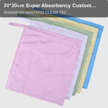 30*30cm Super Absorbency Customizable Cleaning Cloth
