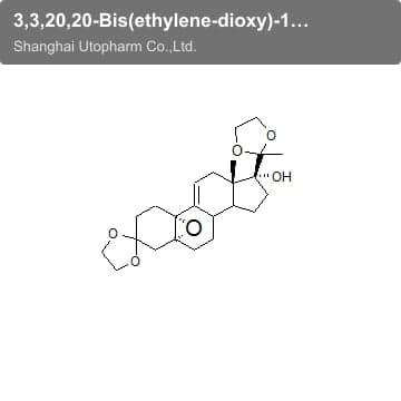 3,3,20,20-Bis(ethylene-dioxy)-17α-hydroxy-5α,10α-epoxy-19-norpregna-9(11)-ene