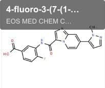 4-fluoro-3-(7-(1-methyl-1H-pyrazol-5-yl)imidazo[1,2-a]pyridine-3-carboxamido)benzoicacid