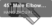 45° Male Elbows-VM