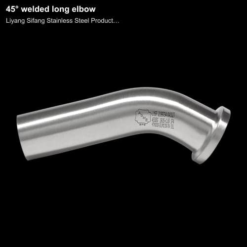 45° welded long elbow