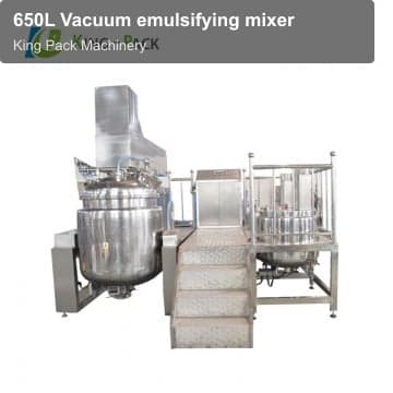 650L Vacuum emulsifying mixer