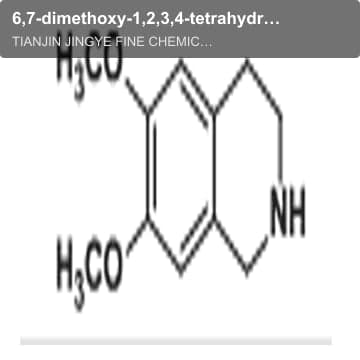 6,7-dimethoxy-1,2,3,4-tetrahydro-isoquinoline hydrochloride