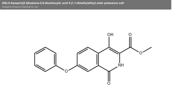 (6S)-5-Azaspiro[2.4]heptane-5,6-dicarboxylic acid 5-(1,1-dimethylethyl) ester potassium salt