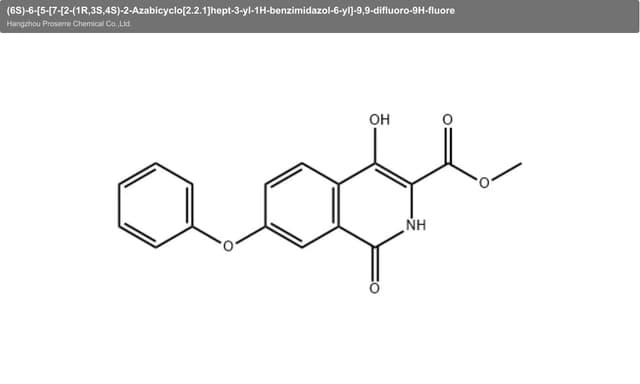 (6S)-6-[5-[7-[2-(1R,3S,4S)-2-Azabicyclo[2.2.1]hept-3-yl-1H-benzimidazol-6-yl]-9,9-difluoro-9H-fluore