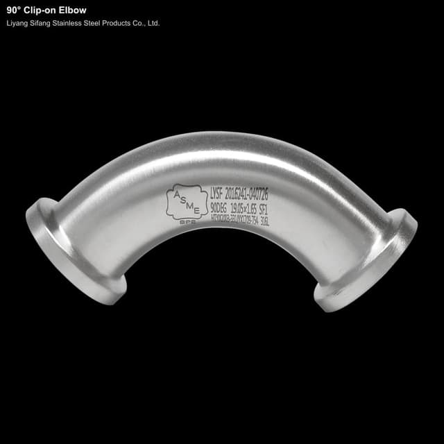 90° Clip-on Elbow
