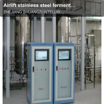 Airlift stainless steel fermenter