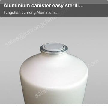 Aluminium canister easy sterilized and autoclaved