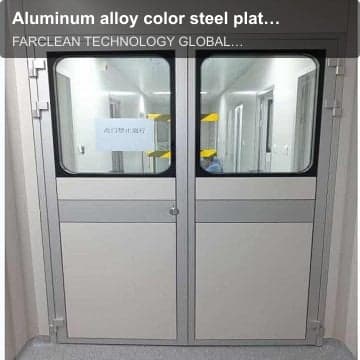Aluminum alloy color steel plate door