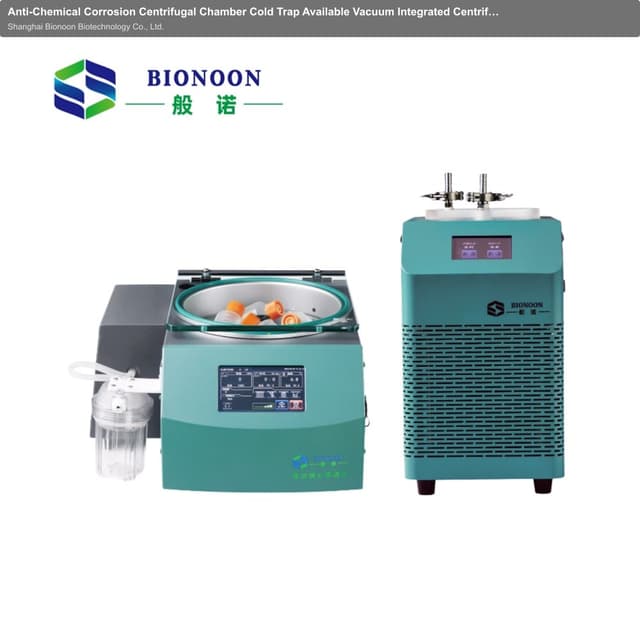 Anti-Chemical Corrosion Centrifugal Chamber Cold Trap Available Vacuum Integrated Centrifugal Concen