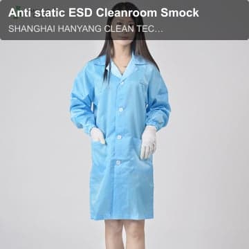 Anti static ESD Cleanroom Smock
