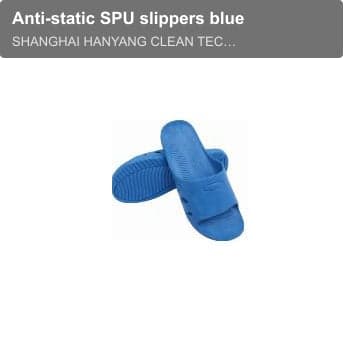 Anti-static SPU slippers blue