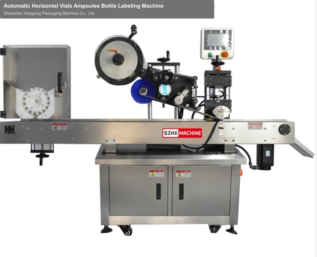 Automatic Horizontal Vials Ampoules Bottle Labeling Machine