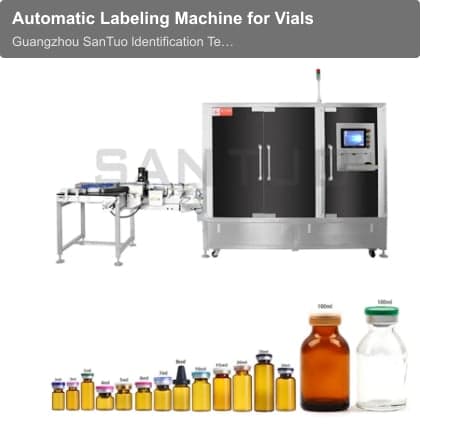 Automatic Labeling Machine for Vials