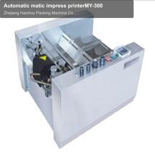 Automatic matic impress printerMY-300