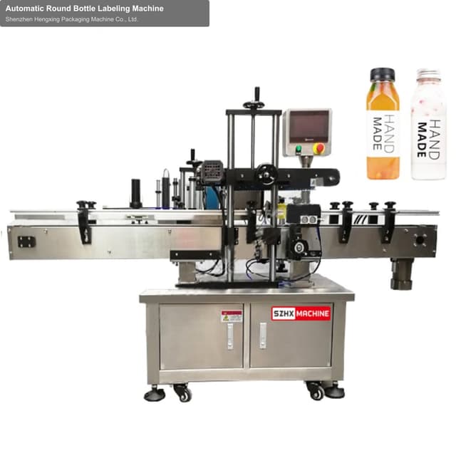 Automatic Round Bottle Labeling Machine