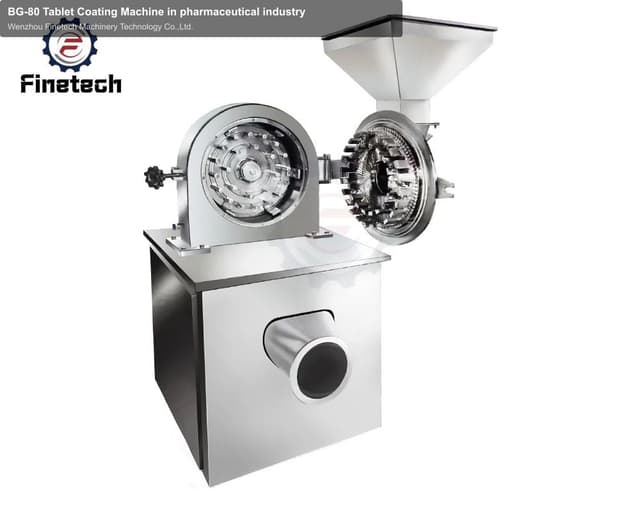 BG-80 Tablet Coating Machine in pharmaceutical industry