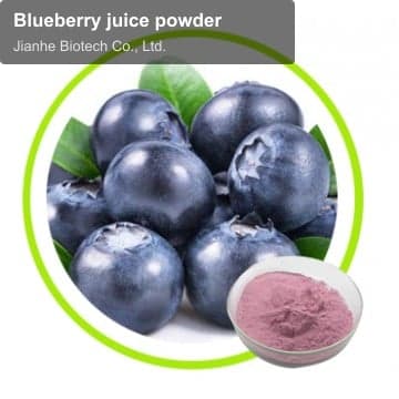 Blueberry juice powder