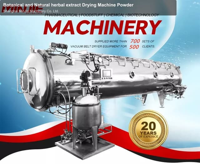 Botanical and Natural herbal extract Drying Machine Powder