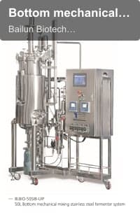 Bottom mechanical mixing satainless steel fermenter