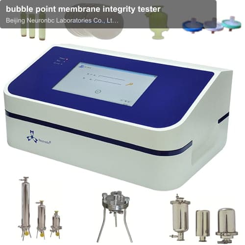 bubble point membrane integrity tester