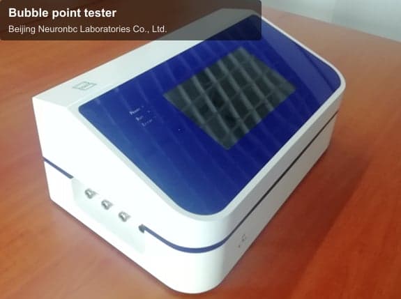 Bubble point tester