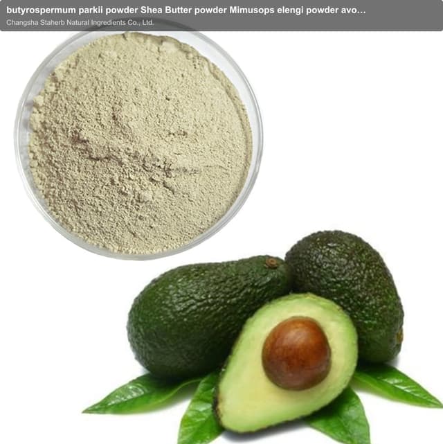 butyrospermum parkii powder Shea Butter powder Mimusops elengi powder avocado powder