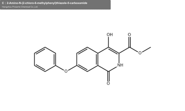 C：2-Amino-N-(2-chloro-6-methylphenyl)thiazole-5-carboxamide