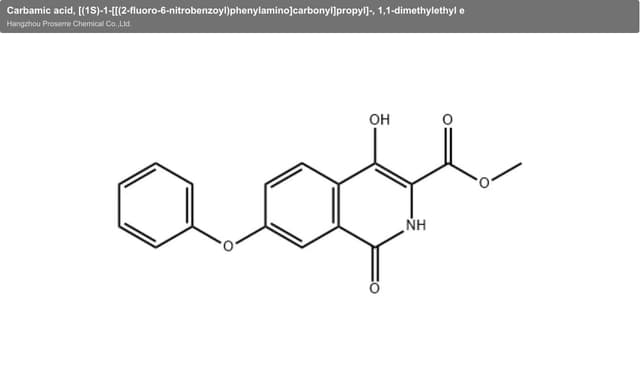 Carbamic acid, [(1S)-1-[[(2-fluoro-6-nitrobenzoyl)phenylamino]carbonyl]propyl]-, 1,1-dimethylethyl e