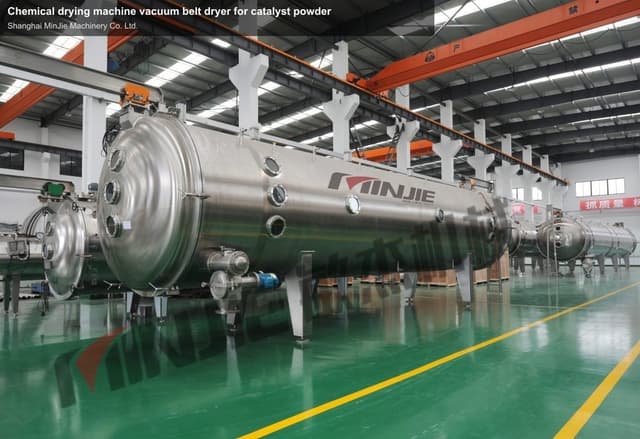 Chemical drying machine vacuum belt dryer for catalyst powder