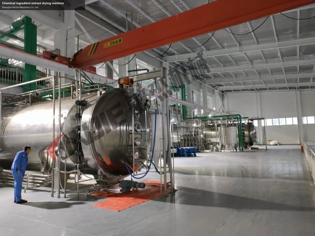 Chemical ingredient extract drying machine