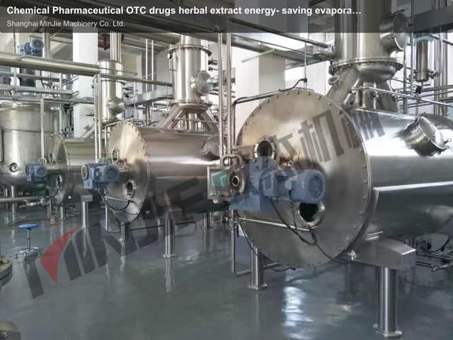 Chemical Pharmaceutical OTC drugs herbal extract energy- saving evaporator