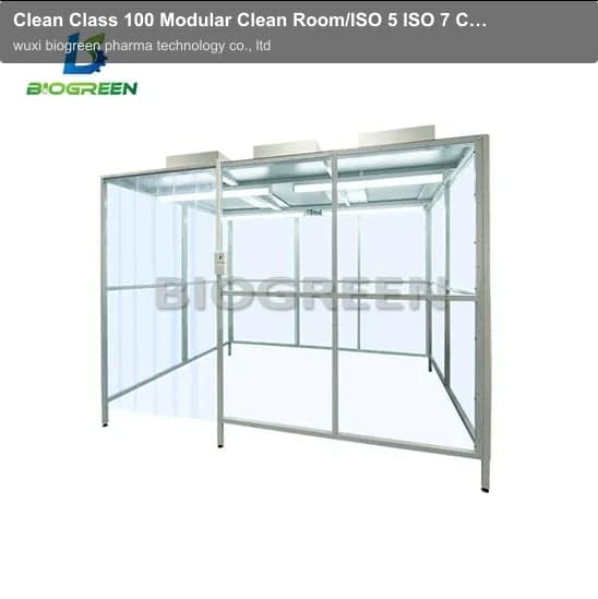 Clean Class 100 Modular Clean Room/ISO 5 ISO 7 Clean Booth