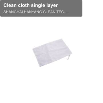 Clean cloth single layer