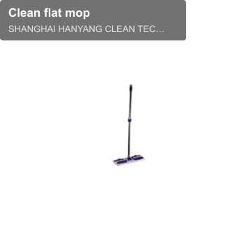 Clean flat mop
