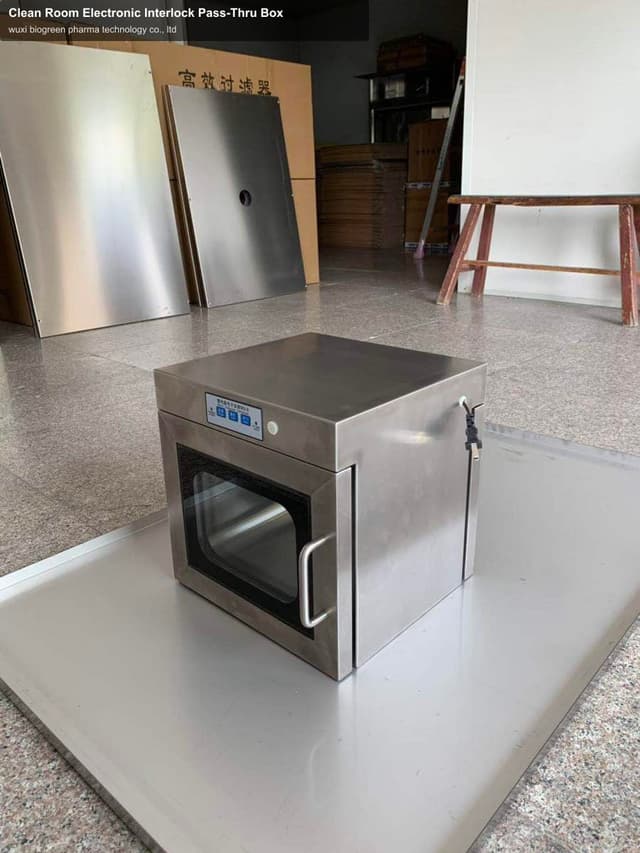 Clean Room Electronic Interlock Pass-Thru Box