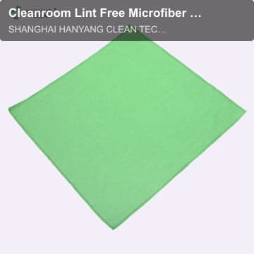 Cleanroom Lint Free Microfiber Cleaning Cloth