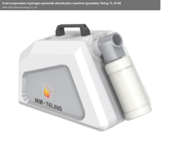 Cold evaporation hydrogen peroxide disinfection machine (portable) Teling TL-X150