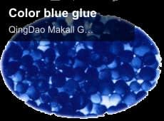 Color blue glue