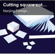 Cutting square cotton